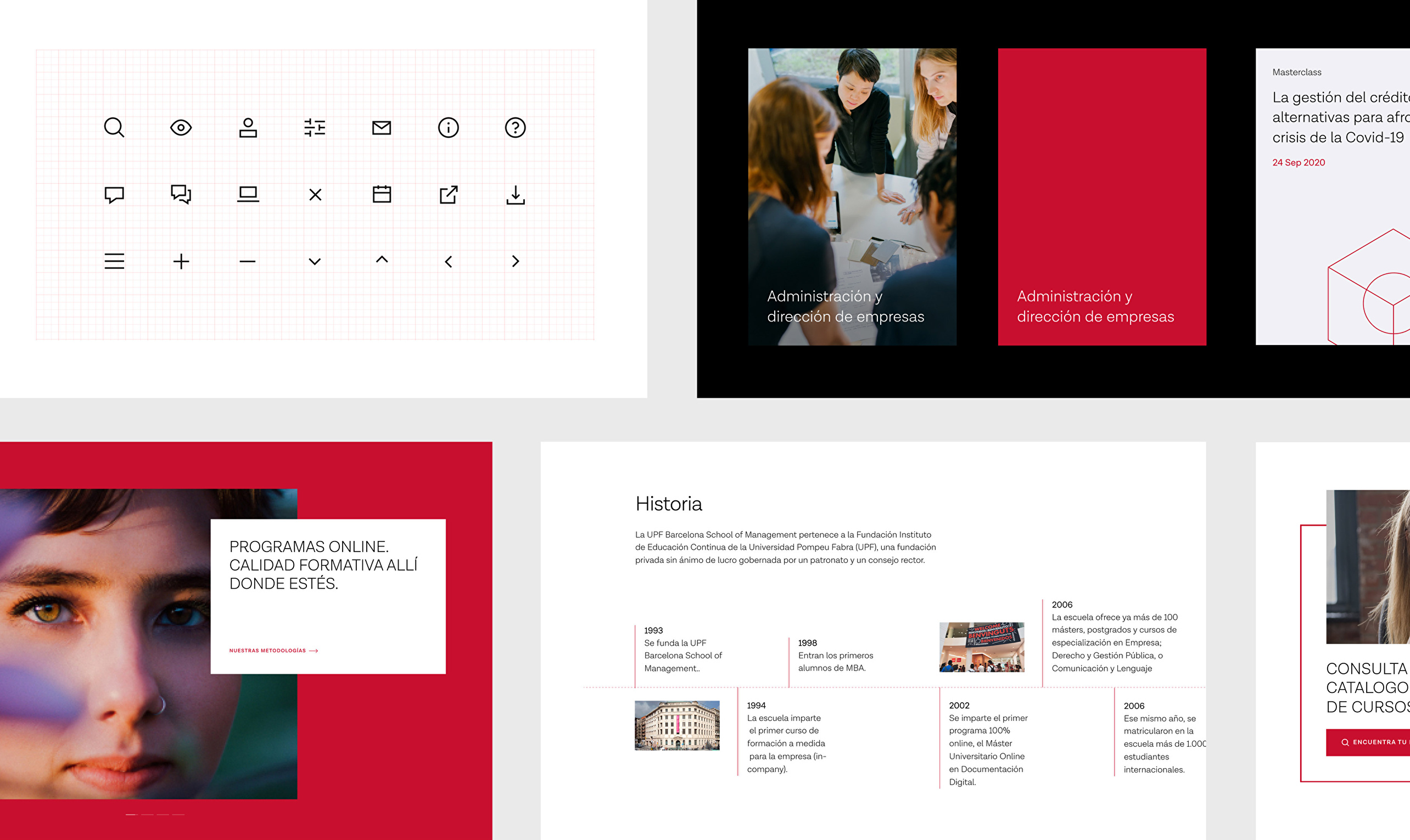 Corporate elements of the BSM Brand.