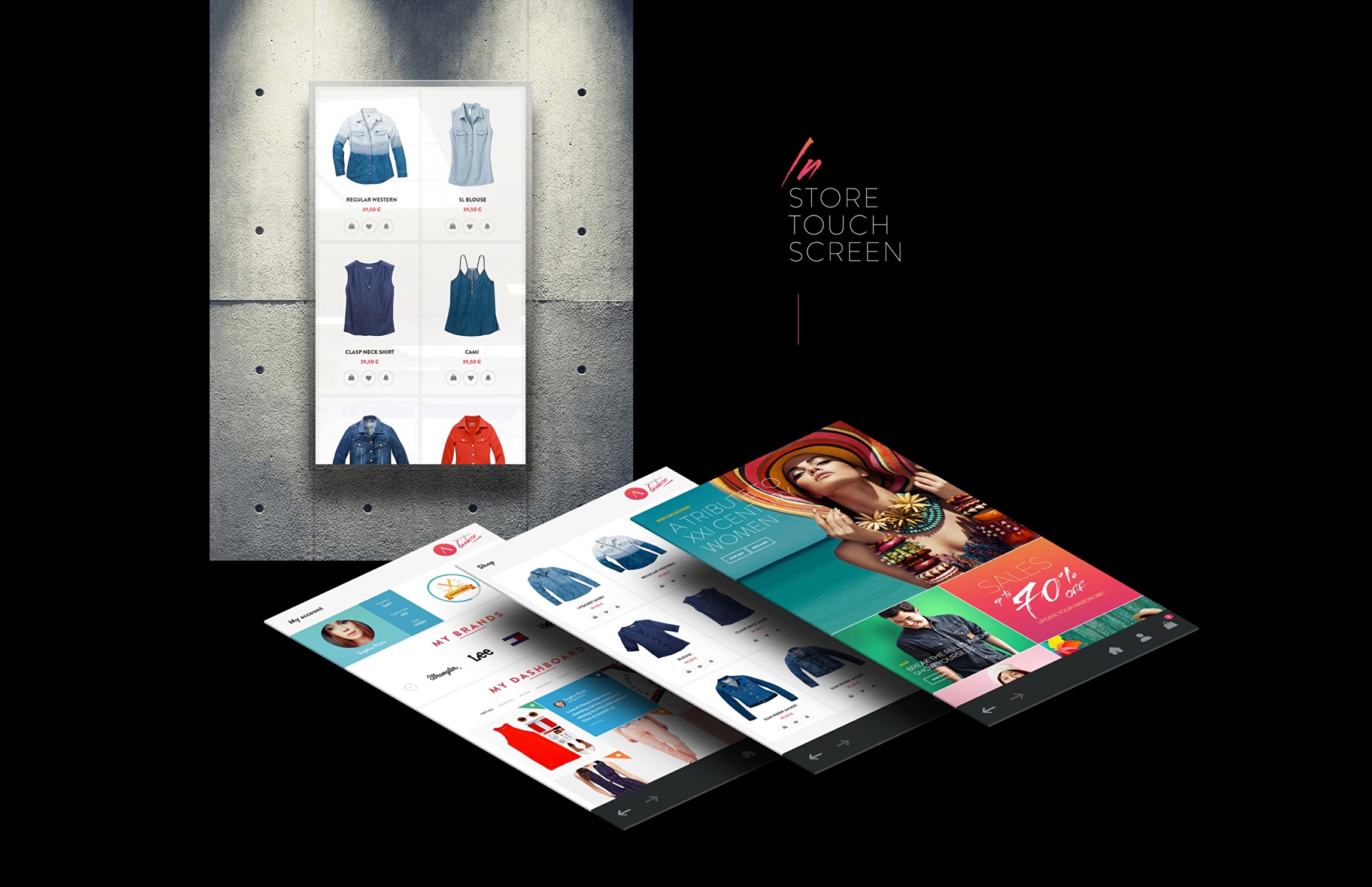 UI design for the Arvind’s digital product.