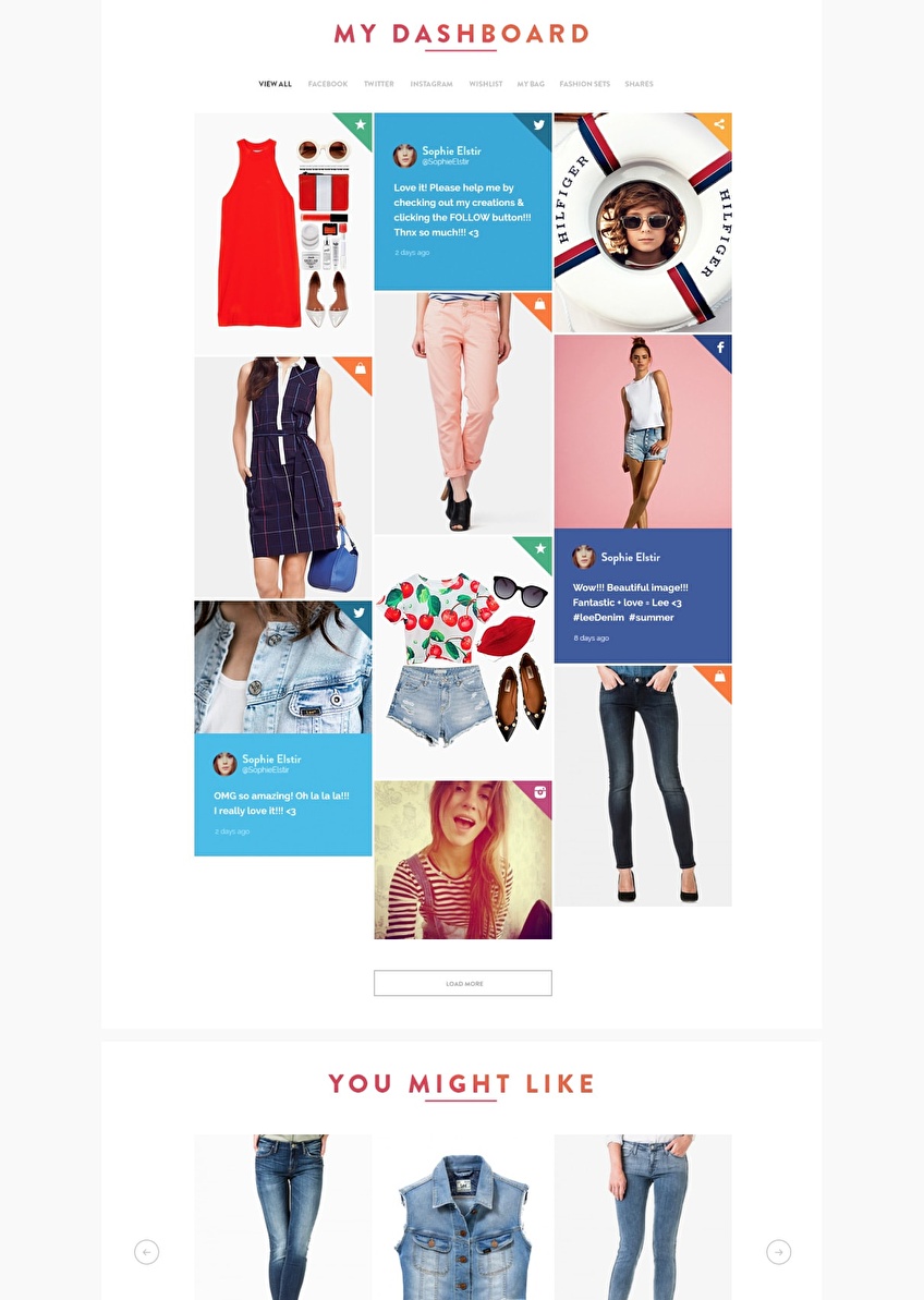 Digital content for Arvind’s ecommerce.