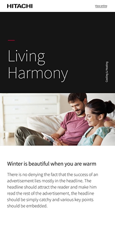 Brand content example in mobile format.