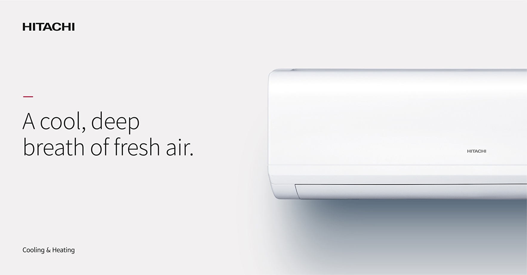 Website header with Title and air conditioning image.