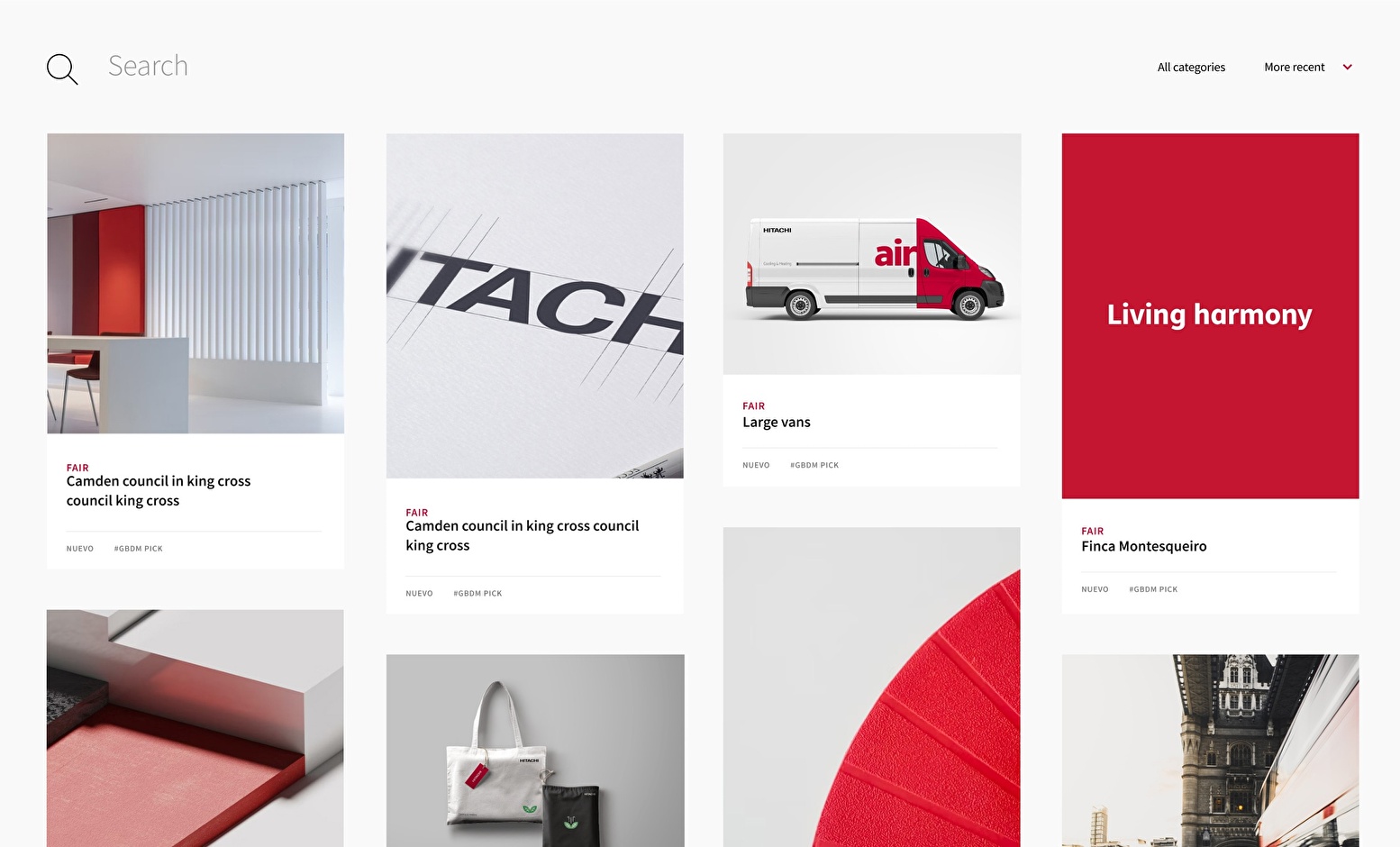 Different Categories.