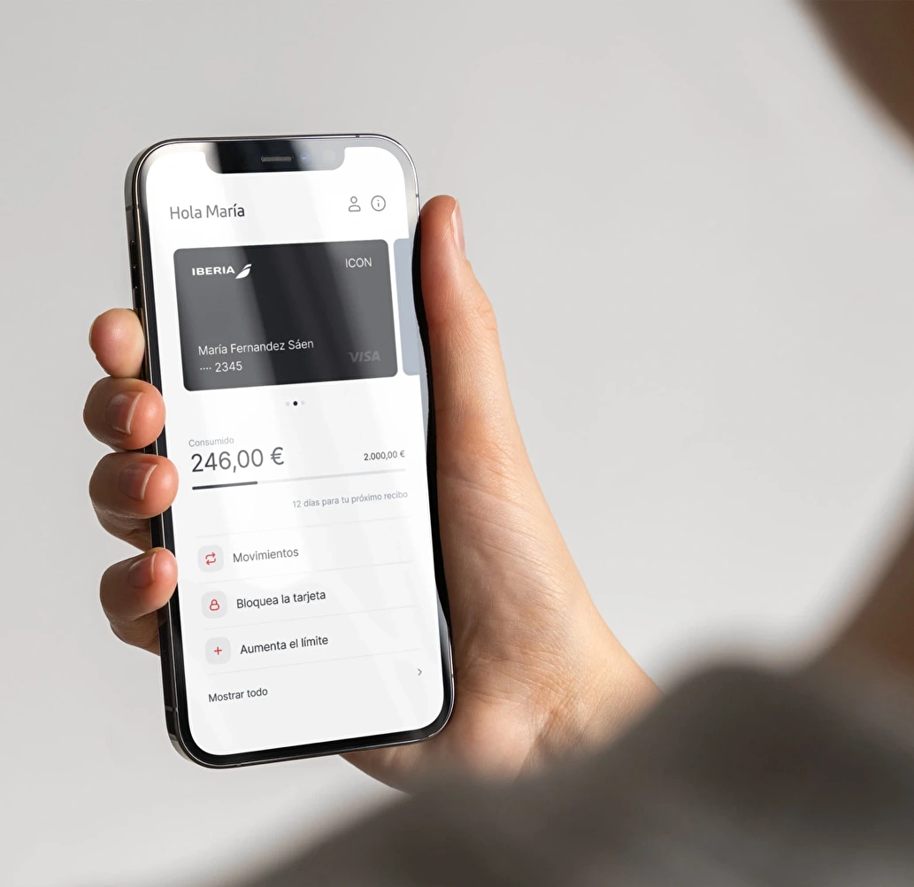 Iberia Cards:_UI design