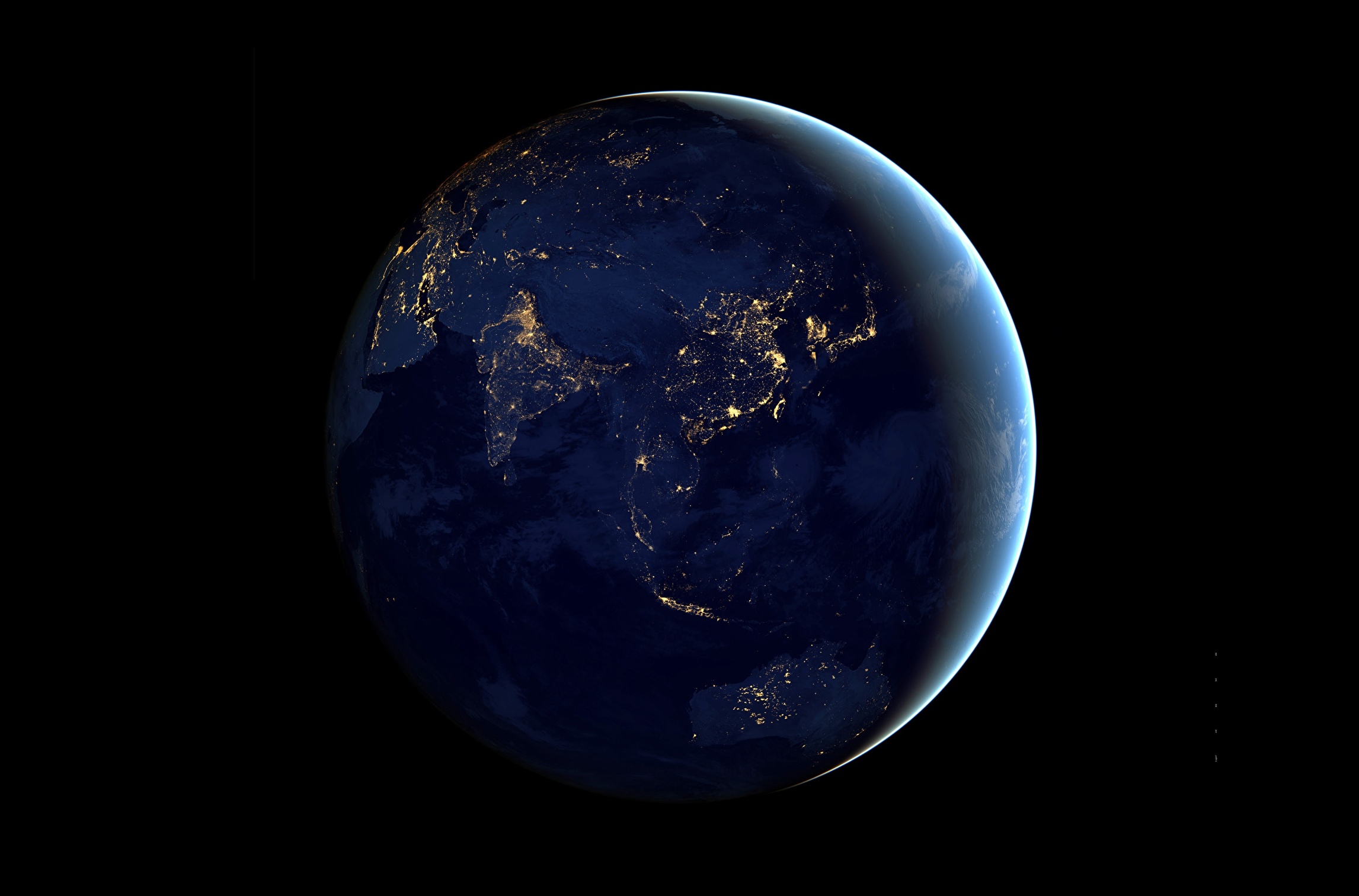 World Globe photography reinforcing Lobelia's brand values.